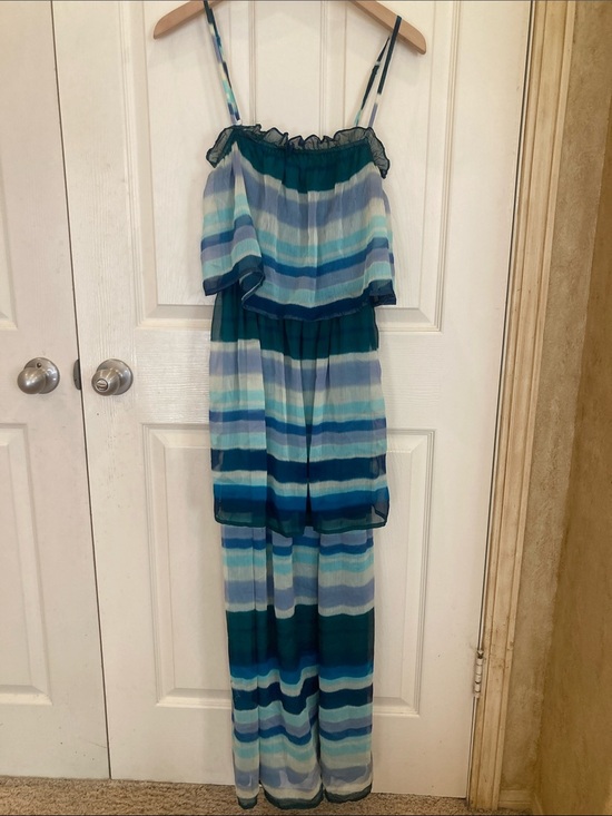 Collective Concepts Dresses & Skirts - Collective Concepts Teal Layered Strap Dress Mermaidcore Women's Dress